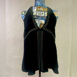 Rachel Zoe Black sleeveless blouse